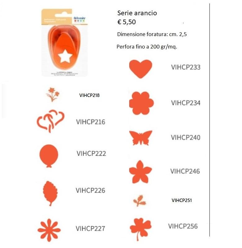 Perforatori serie arancio - VIHCP 200 (Dimensioni foratura: cm 2,5)