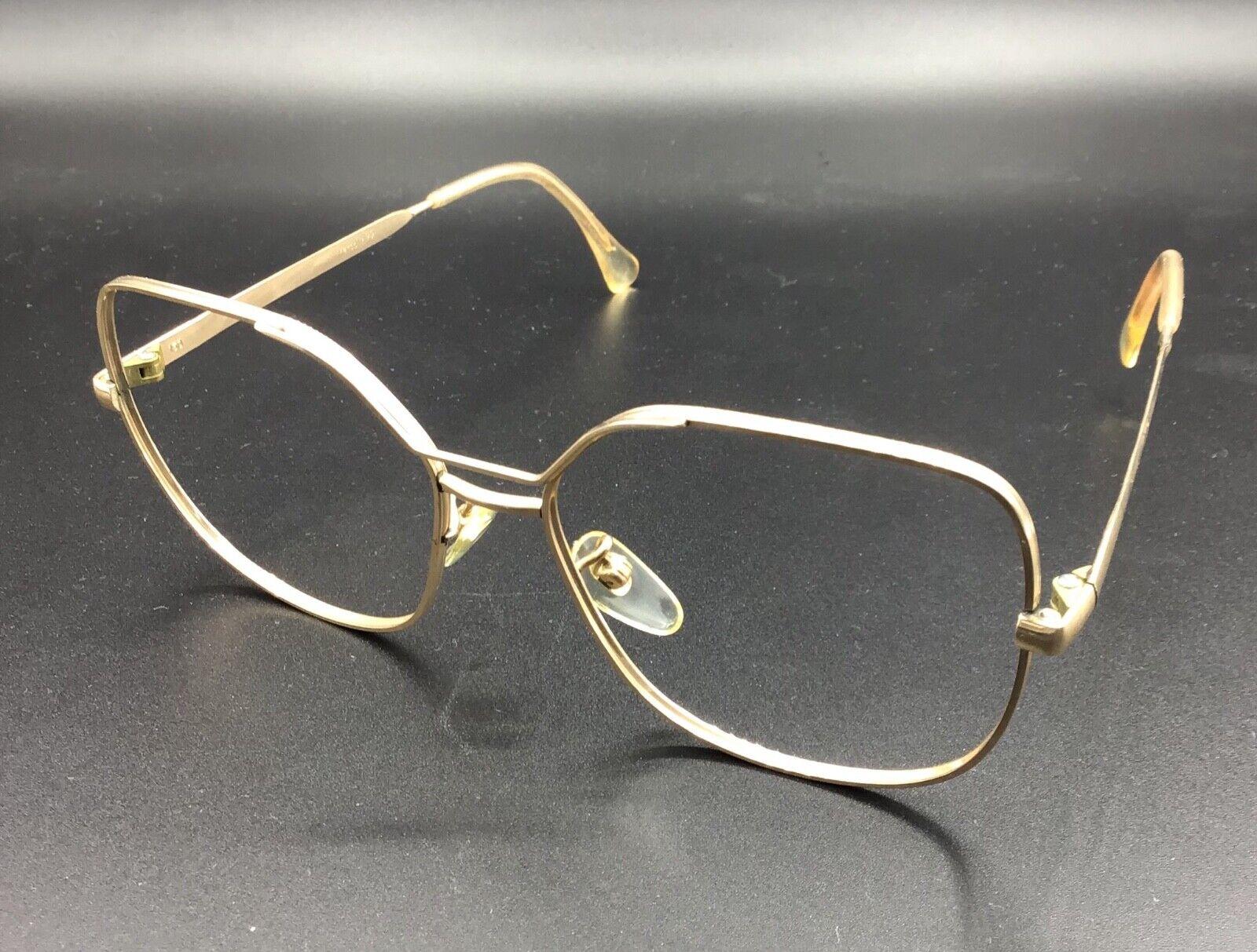 Marcolin occhiale vintage Eyewear frame lunettes gold laminated model 701 GF