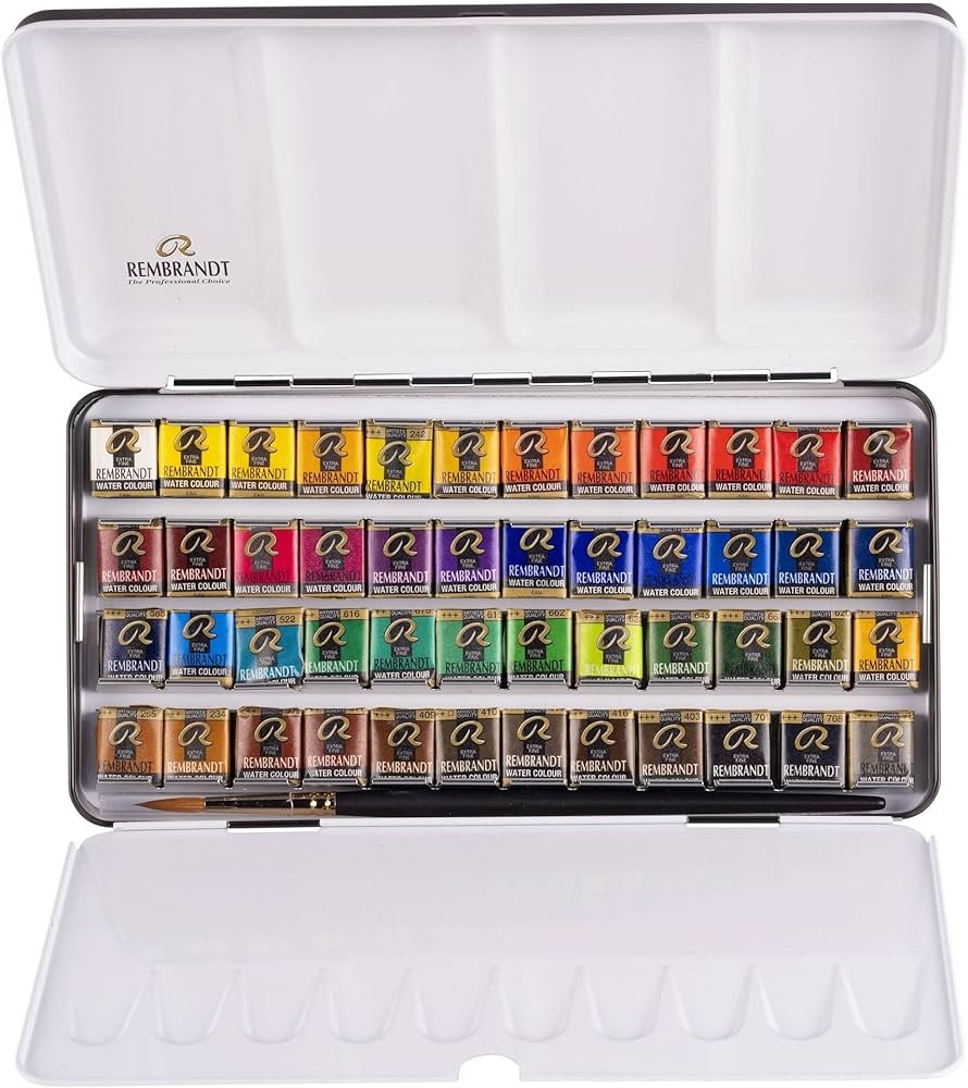 REMBRANDT - Water colour box - Set 48 colori Acquerello Extrafine