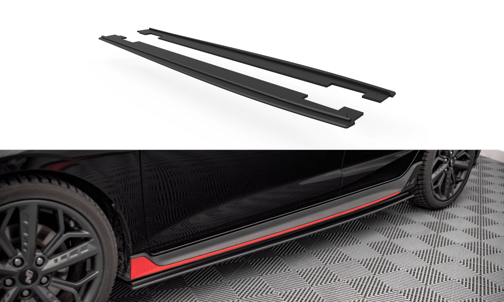 STREET PRO SIDE SKIRTS DIFFUSERS HYUNDAI I20 N MK3 - Maxton