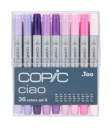 Copic - Copic Ciao set A da 36 colori