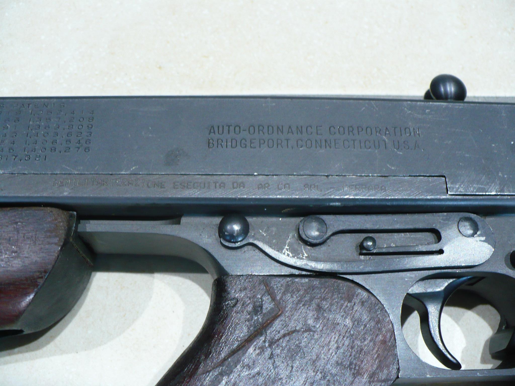 auto ordnance 1928a1 semiauto