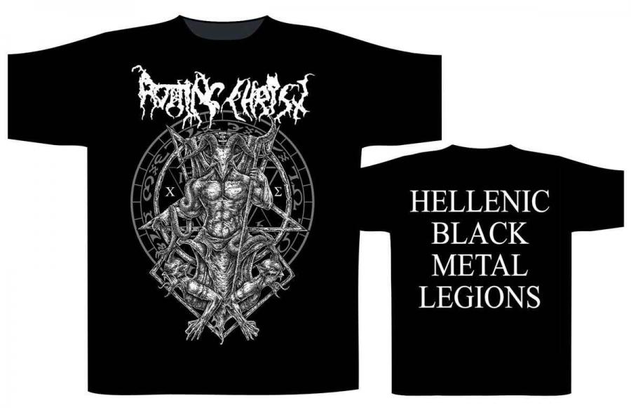 T-shirt ROTTING CHRIST Black Metal Legions