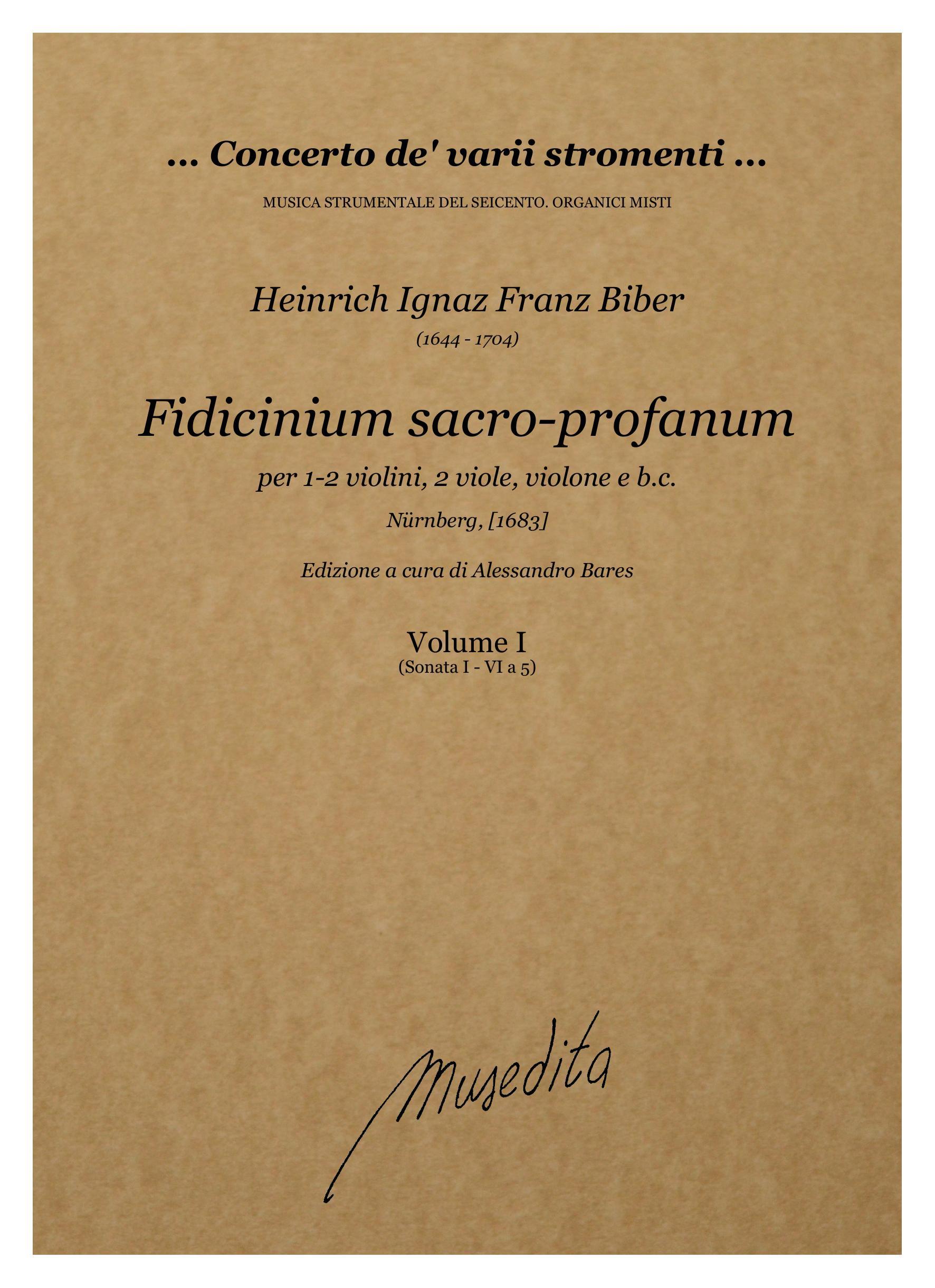 H.I.F.Biber: Fidicinium sacro-profanum (Nürnberg, 1683)