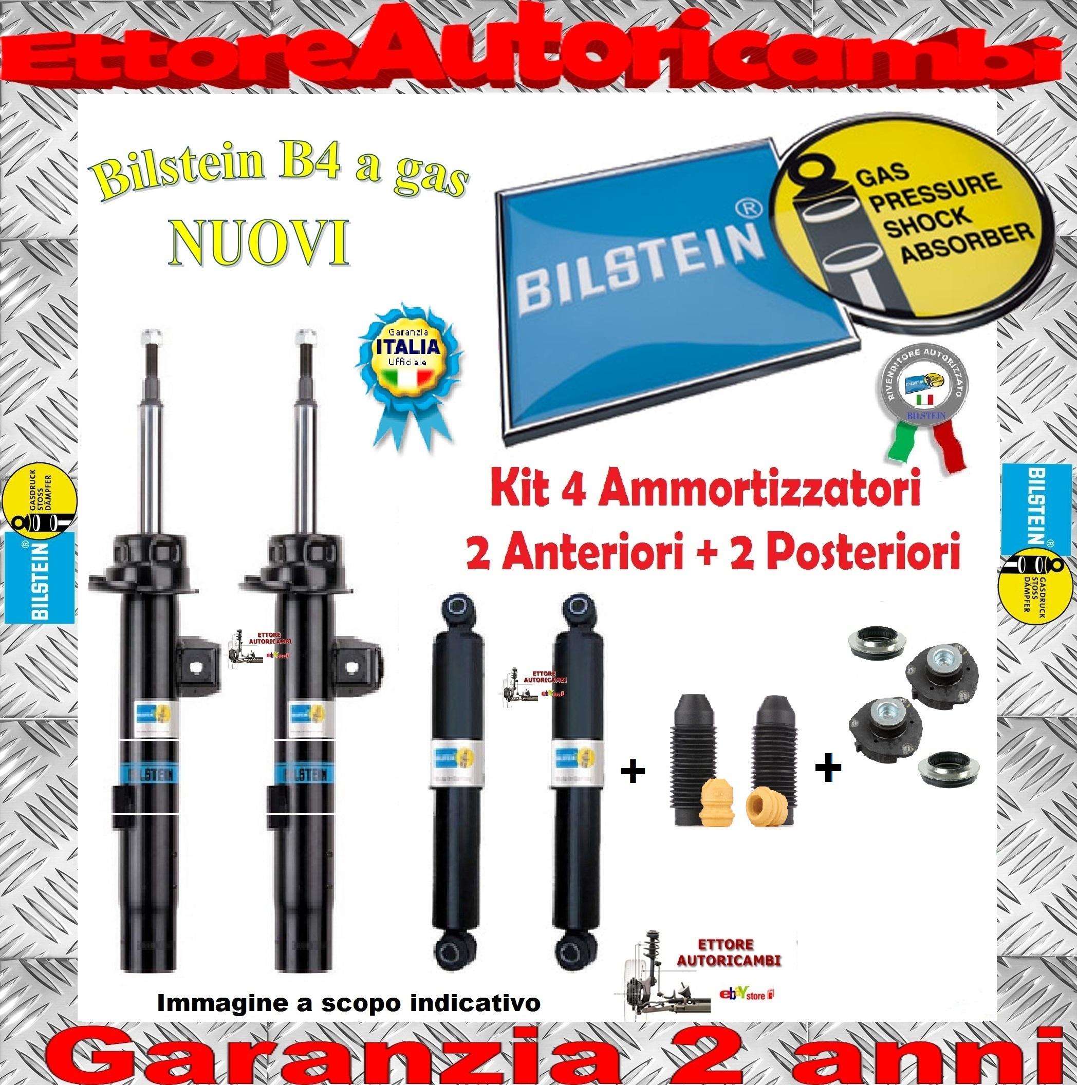 KIT COMPLETO AMMORTIZZATORI BILSTEIN VW GOLF 5 CON SUPPORTI TAMPONI E PARAPOLVERE