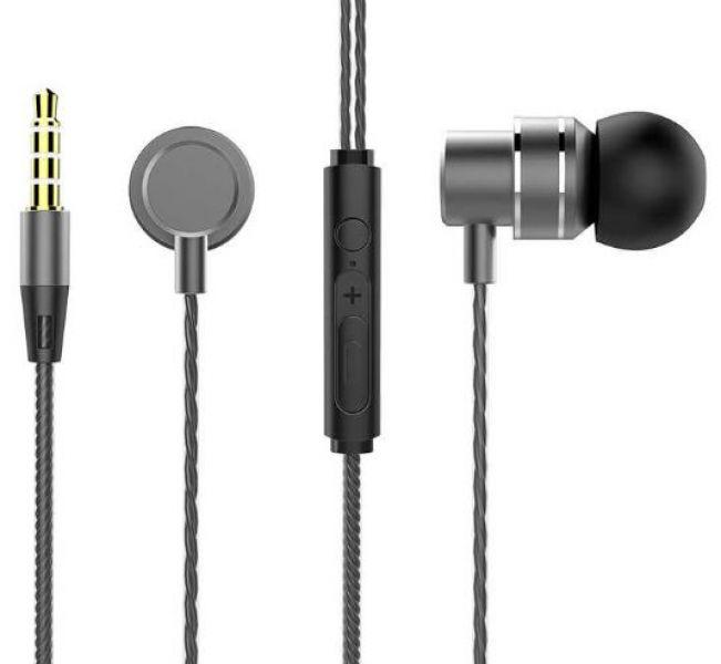 AURICOLARI CON MICROFONO LENOVO METAL EARBUDS BLACK