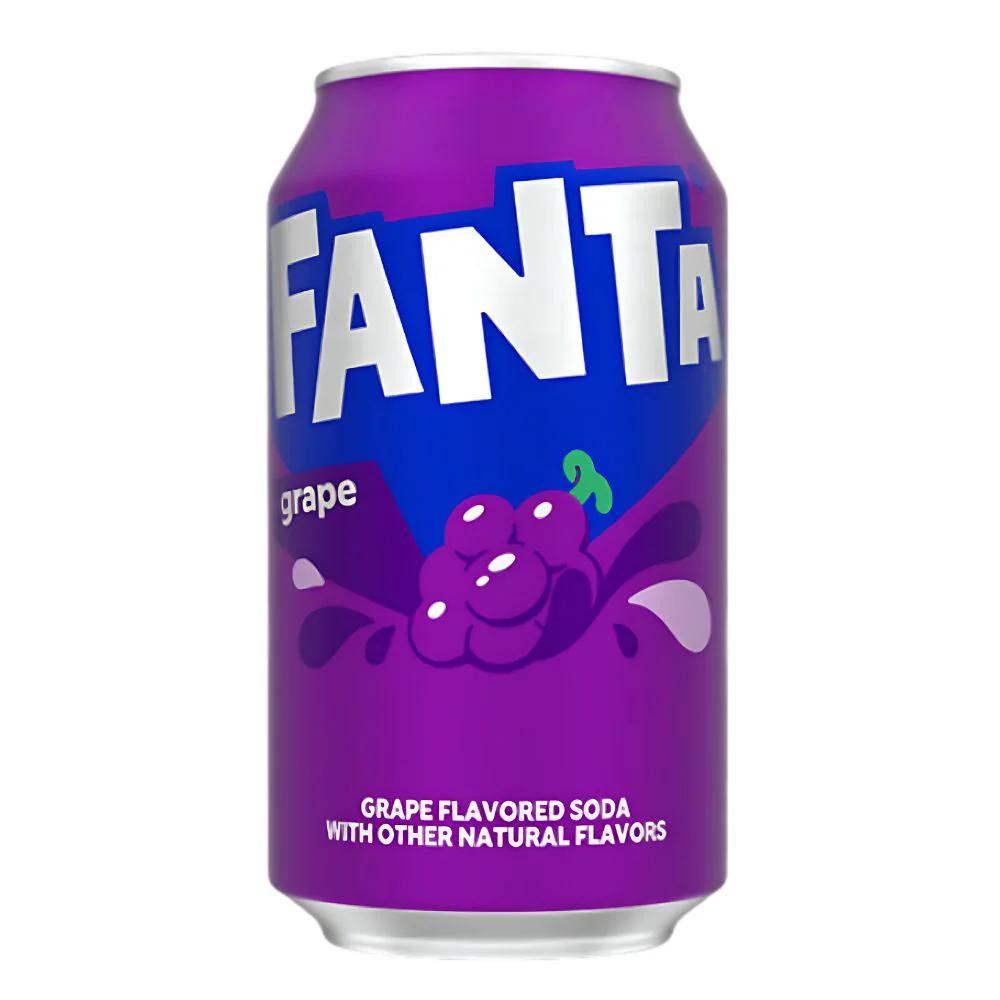 Fanta Grape, bevanda all'uva da 355ml (confezione da 12)