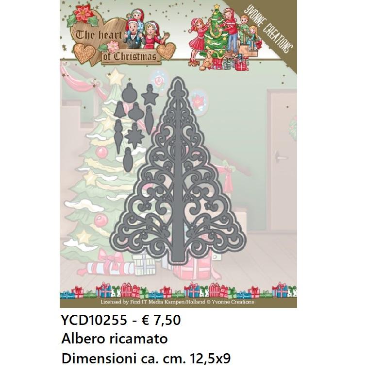 Fustelle Natale - YCD10255 - Albero ricamato