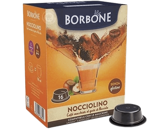 16 Capsule Nocciolino Borbone