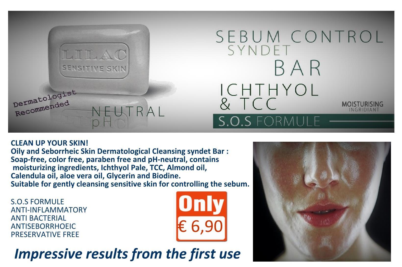 Lilac Bar Sebum control SOS Formula