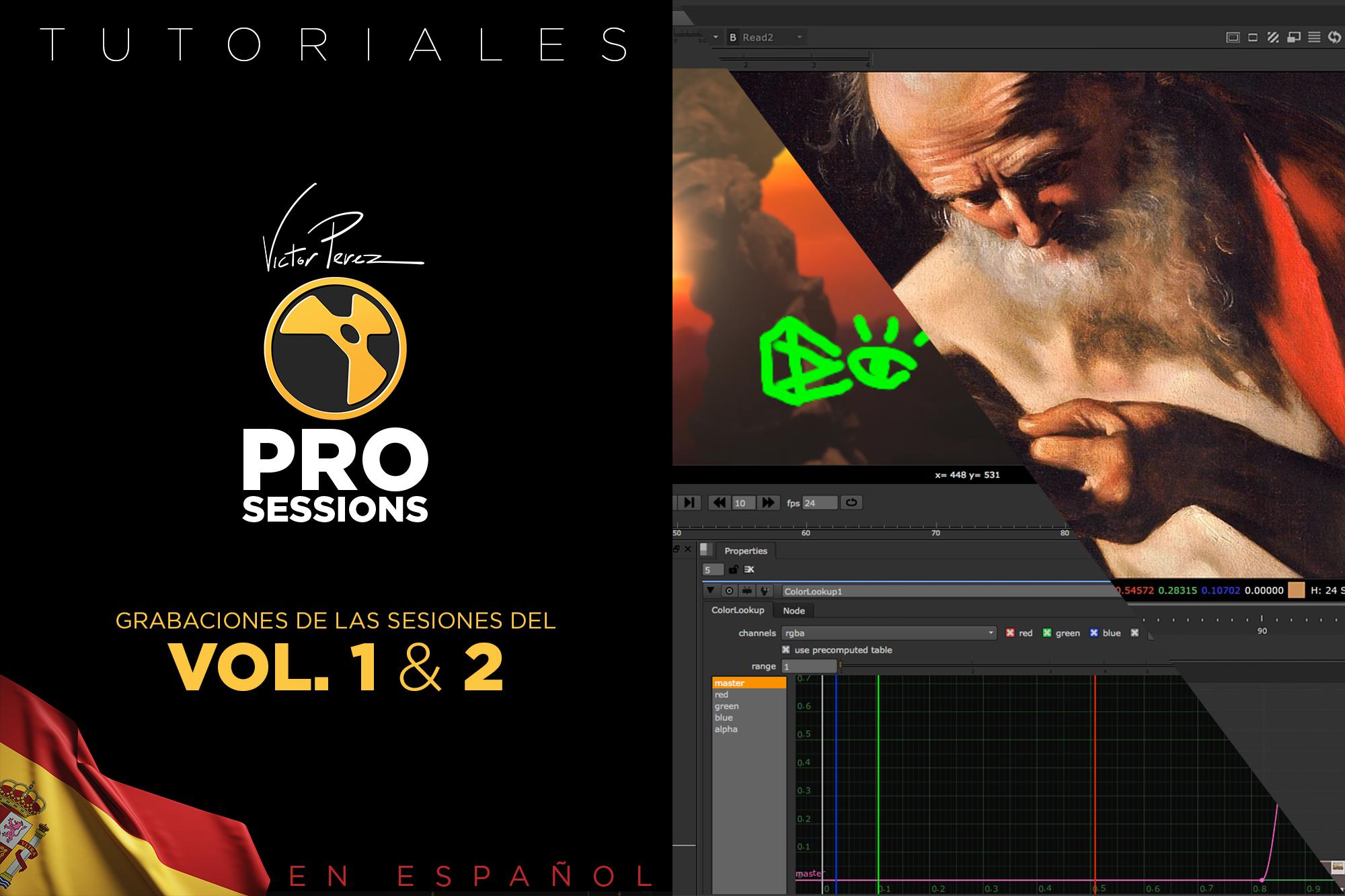 Video Tutorials: Nuke™ Compositing PRO SESSIONS en Español Vol. 1& 2 - Grabaciones de las Sesiones