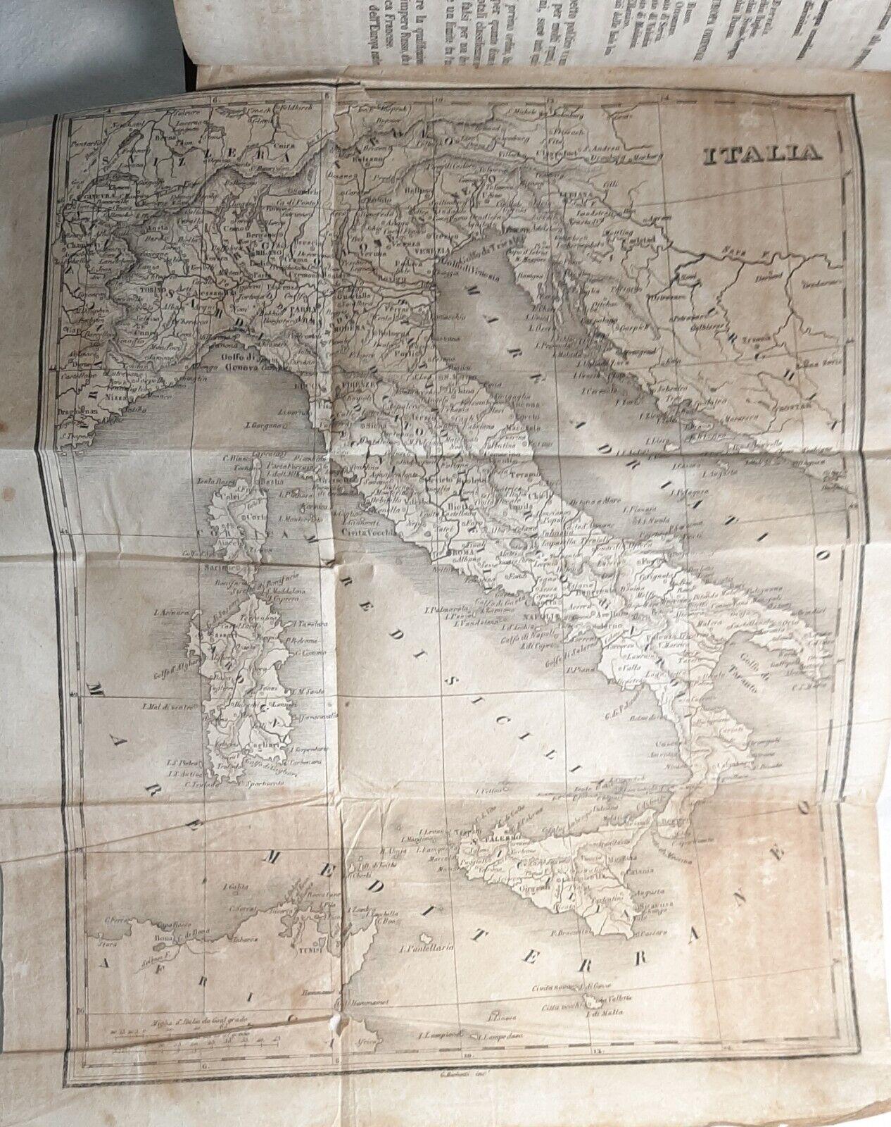 Geografia generale Balbi Cugini Pomba 1851 Torino