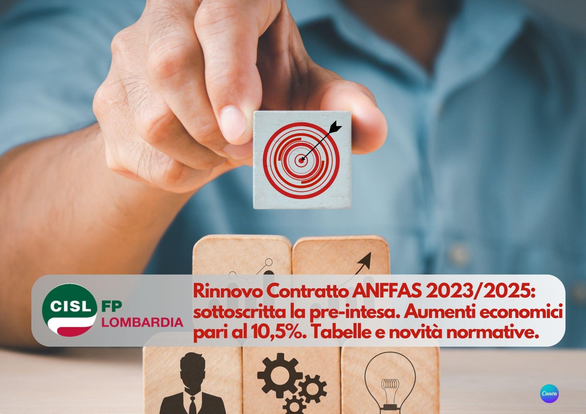 CISL FP Lombardia. Rinnovo Contratto ANFFAS 2023/2025: sottoscritta la pre-intesa. I dettagli