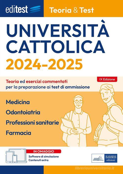 EDITEST  -  AREA SANITARIA - UNIVERSITÀ CATTOLICA. TEORIA ED ESERCIZI COMM. 2024/2025