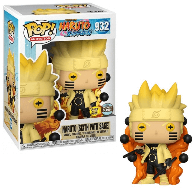 Funko Pop 932 - Naruto (Sixth Path Sage) - Glow in the Dark