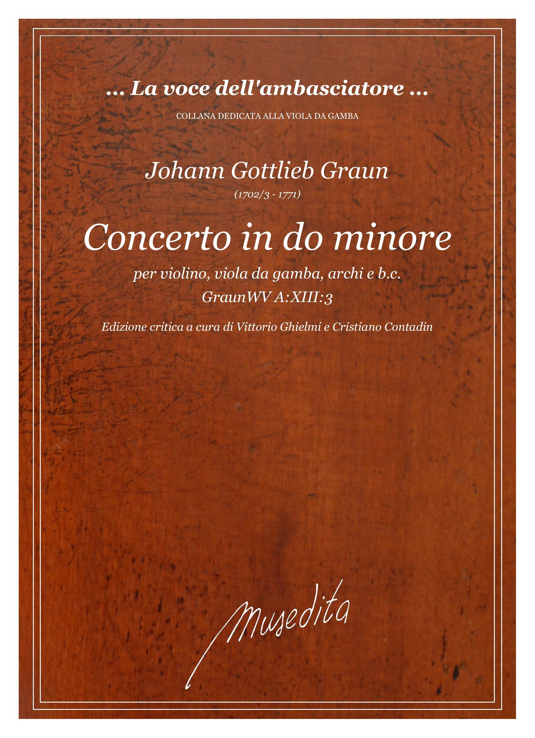 J.G.Graun: Concerto in do minore GraunWV A:XIII:3