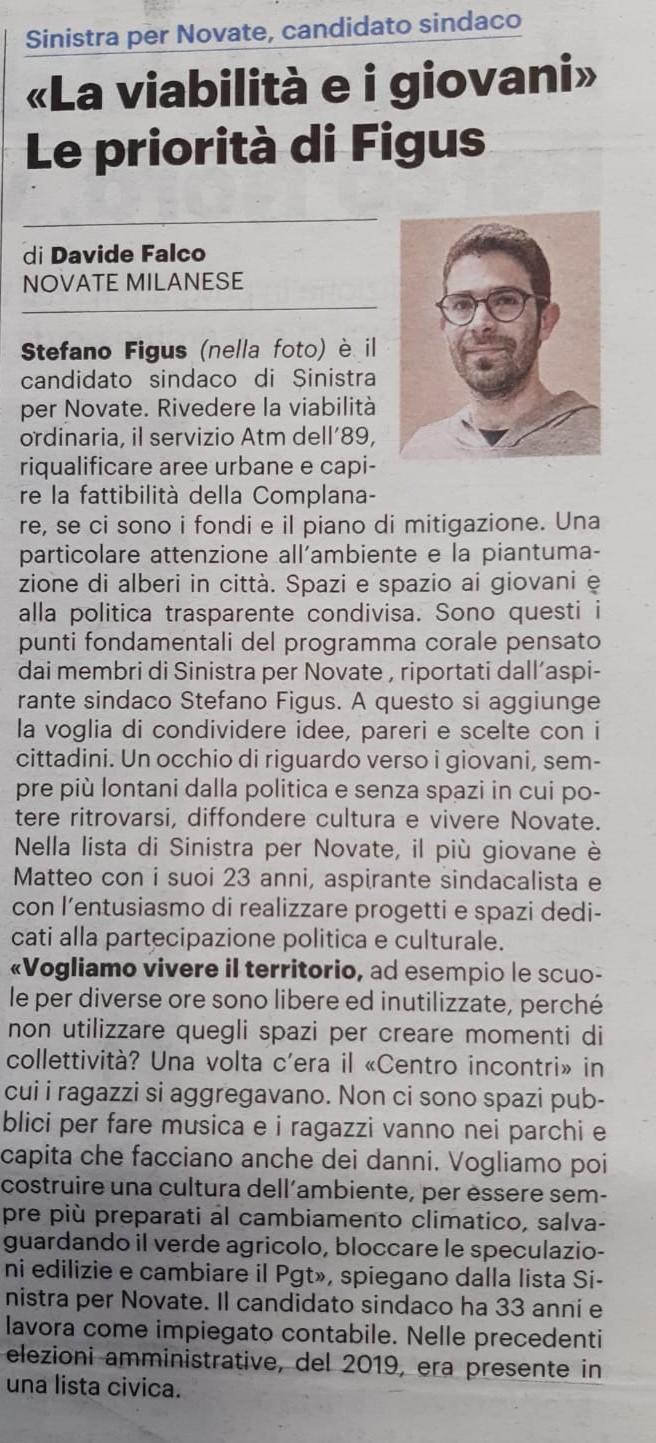 " Le priorità di Figus": i punti qualificanti del programma e una breve bio del candidato sindaco