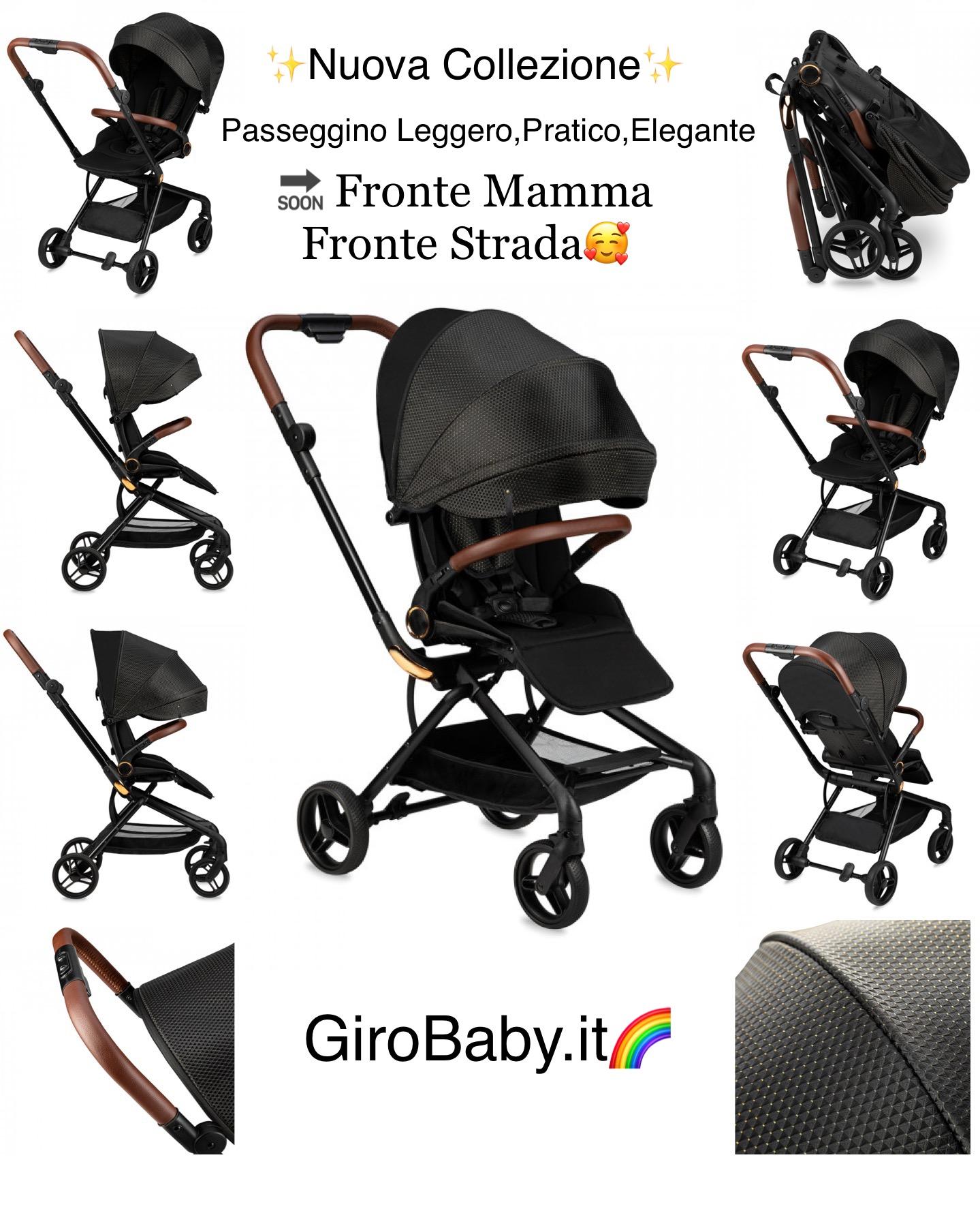 Passeggino leggero REVERSIBILE fronte mamma fronte strada