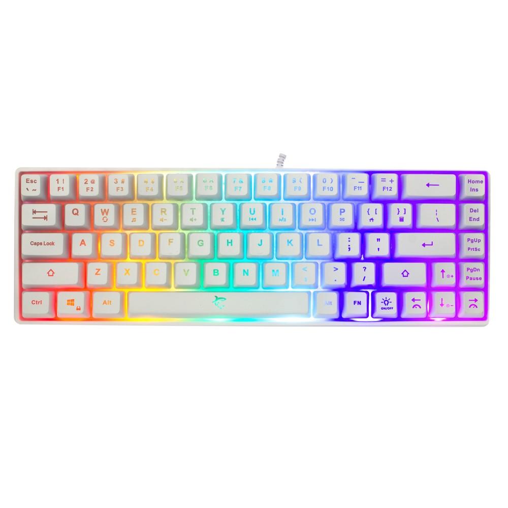 Tastiera Gaming USB 68 Tasti con Retroilluminazione LED RGB