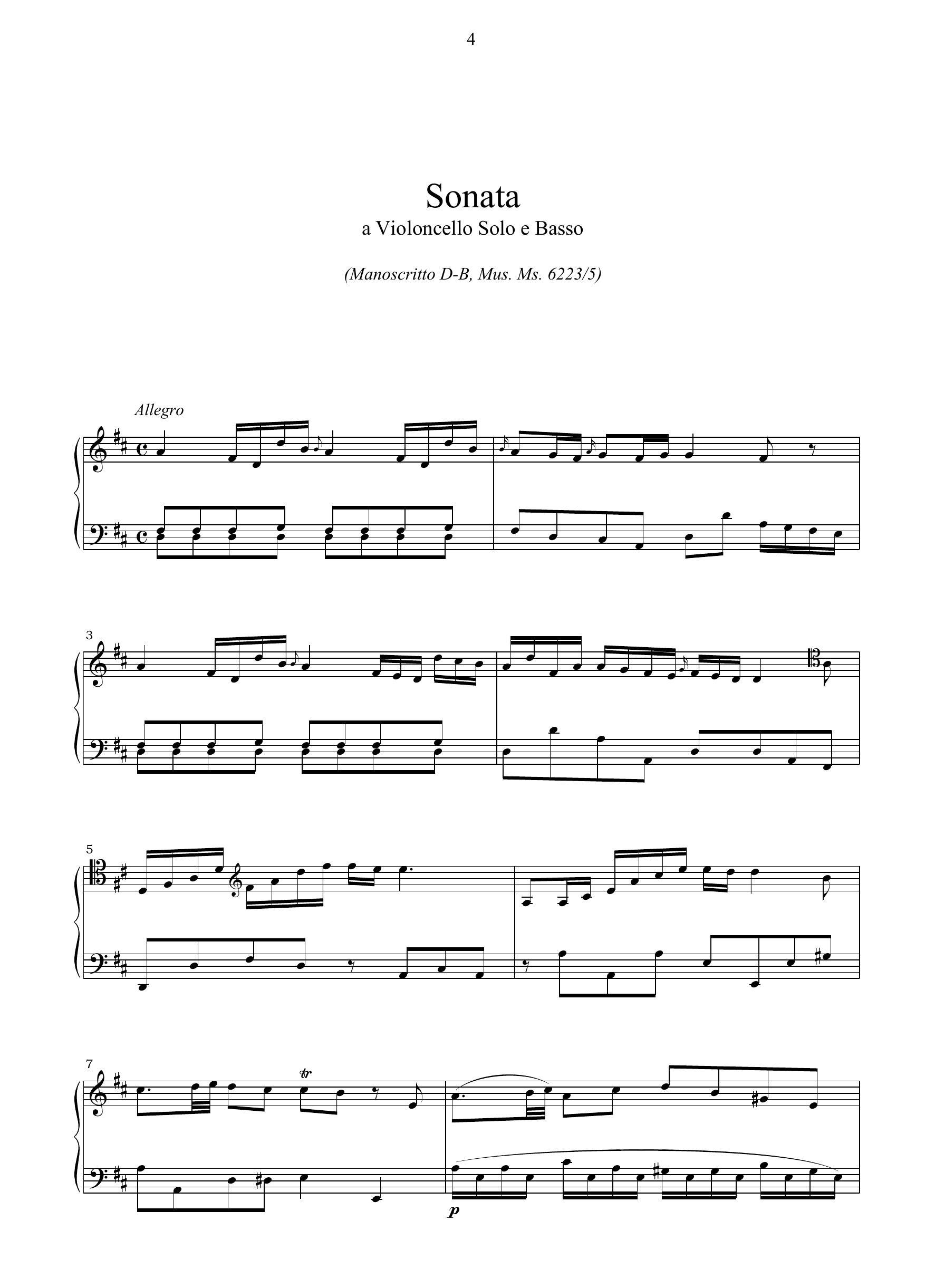 J.A.Filtz: 2 Sonate (Ms, D-B)