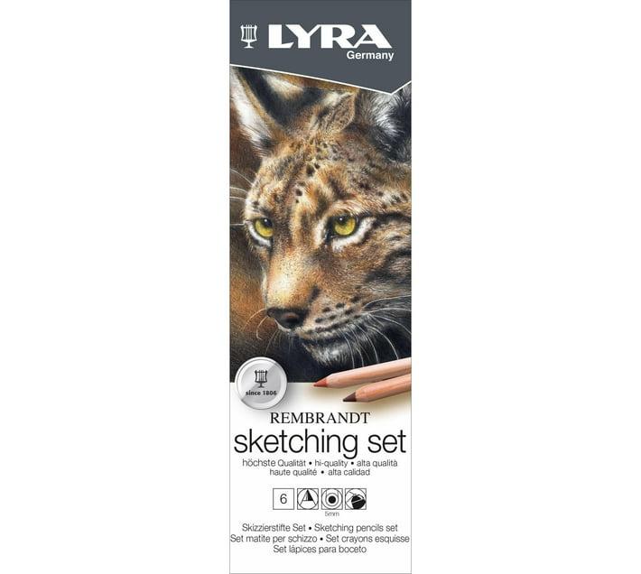 LYRA Germany - Sketching Set - Custodia in metallo contenente 6 matite