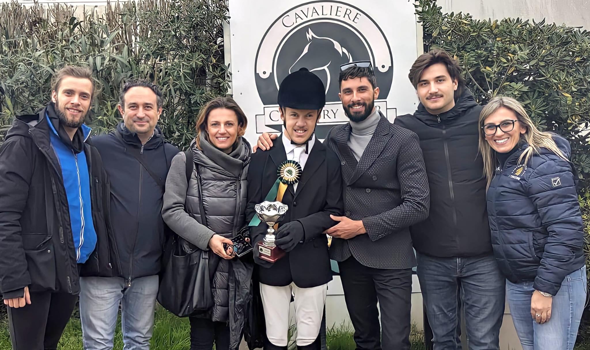 Paradressage, Gran vittoria a Napoli di Davide Riccardelli atleta allenato dal dottor Claudio Belardo