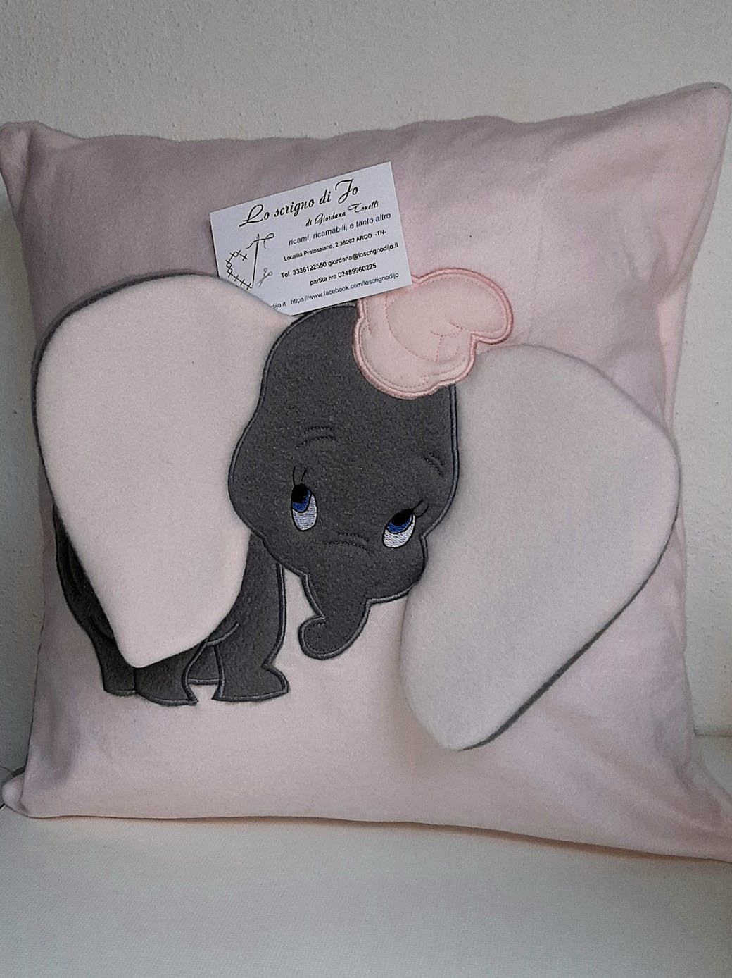 cuscino elefante 3d