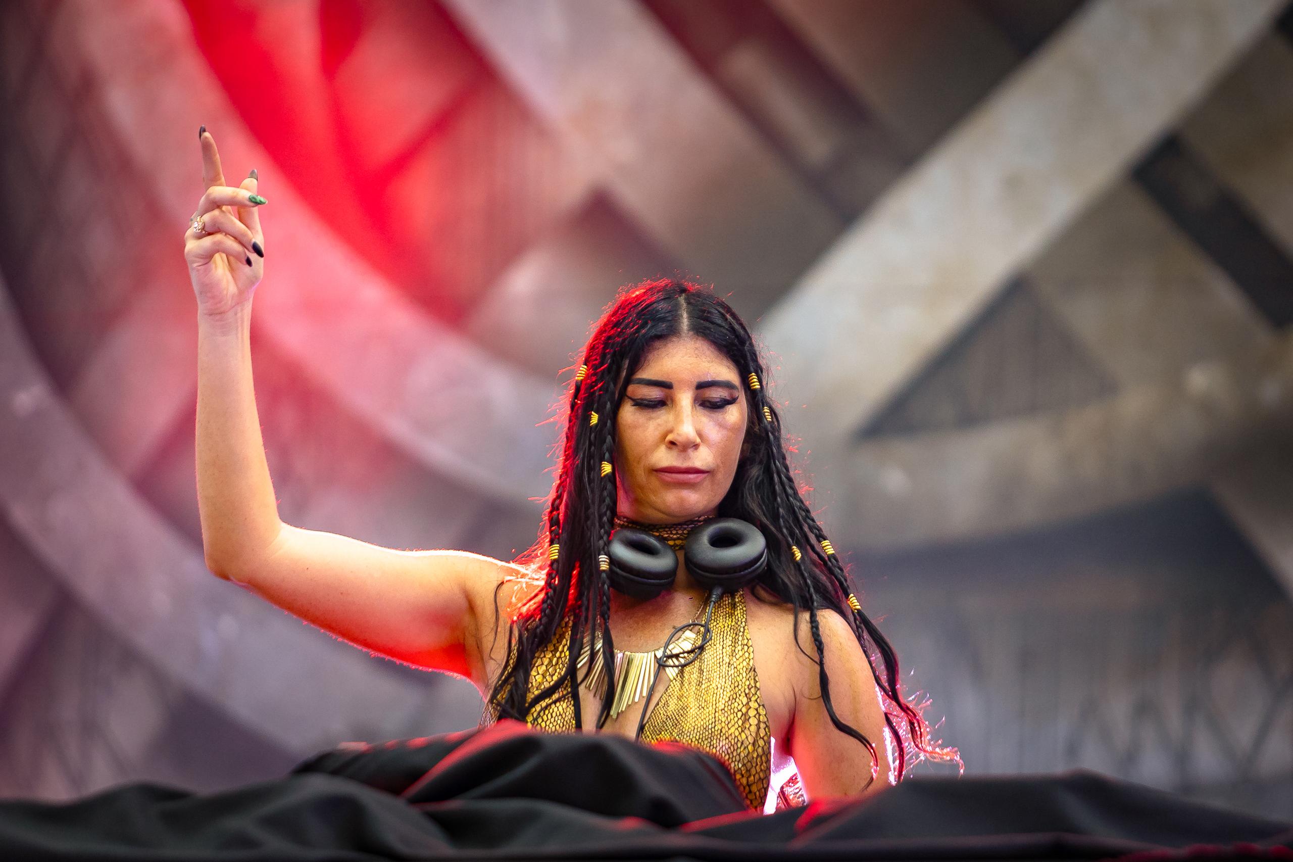 Dj Karol Diac performs at Untold Festival, third largest festival in the world