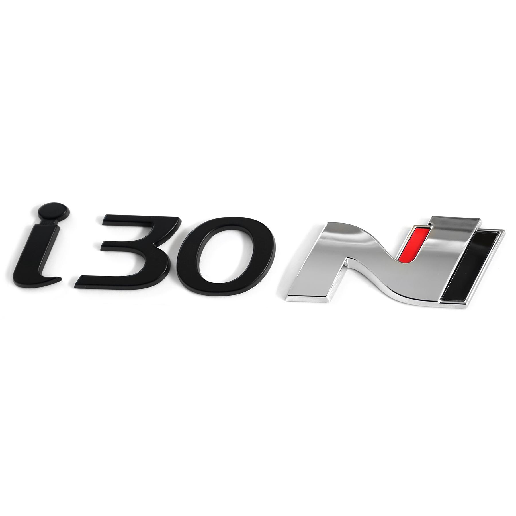 Adesivo emblema posteriore black logo i30N originale Hyundai