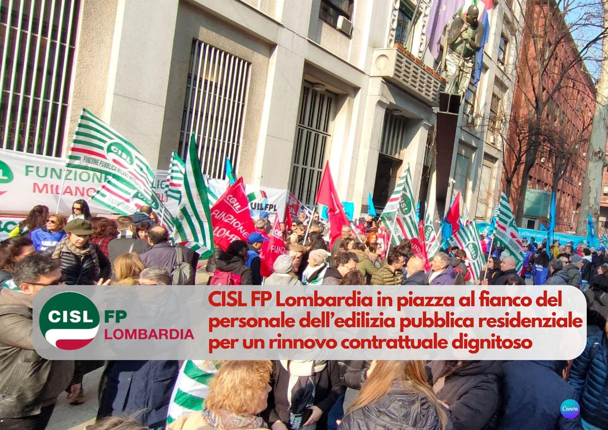 CISL FP Lombardia. In prima linea al fianco dei lavoratori dell'edilizia residenziale pubblica per un contratto dignitoso