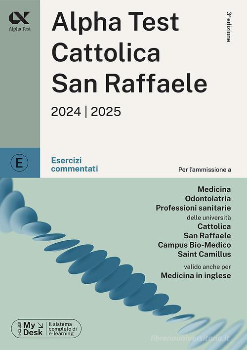 ALPHA TEST  -  AREA SANITARIA - CATTOLICA SAN RAFFAELE. ESERCIZI COMM. 2024/2025