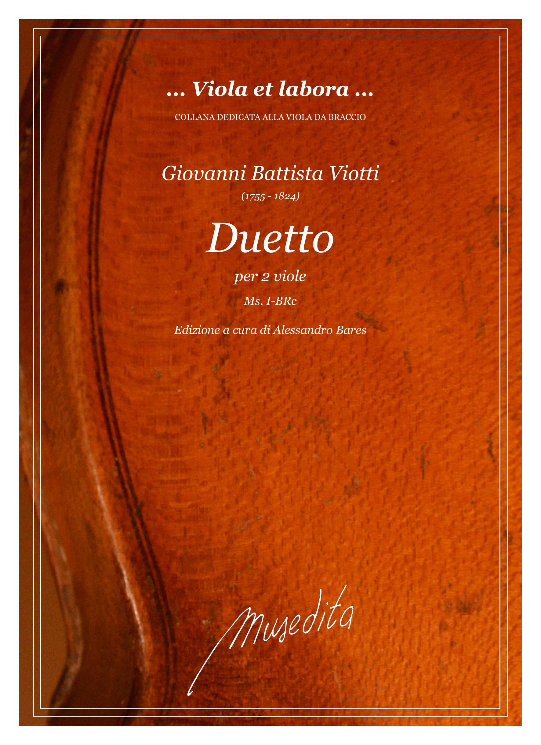 G.B.Viotti: Duetto in la maggiore (I-BRc)