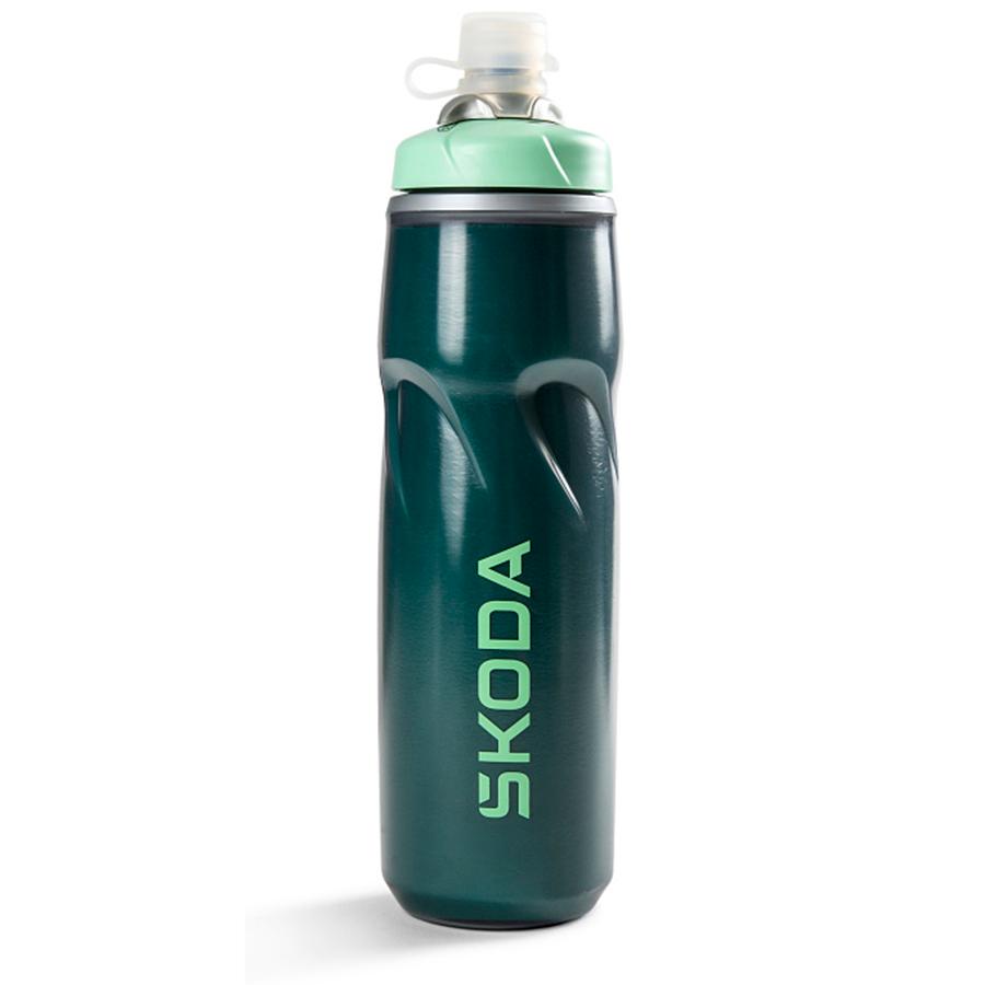 Borraccia termica bevande verde originale accessori Skoda 000050309J