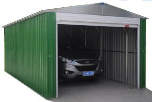 Box in Lamiera Zincata Verde mt 5x3