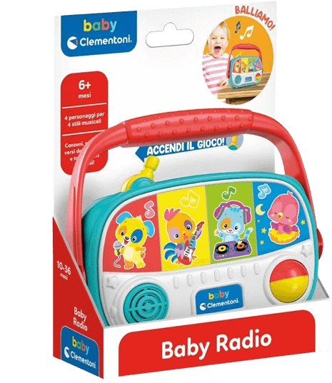 Clementoni Baby Radio Giocattolo Prima Infanzia