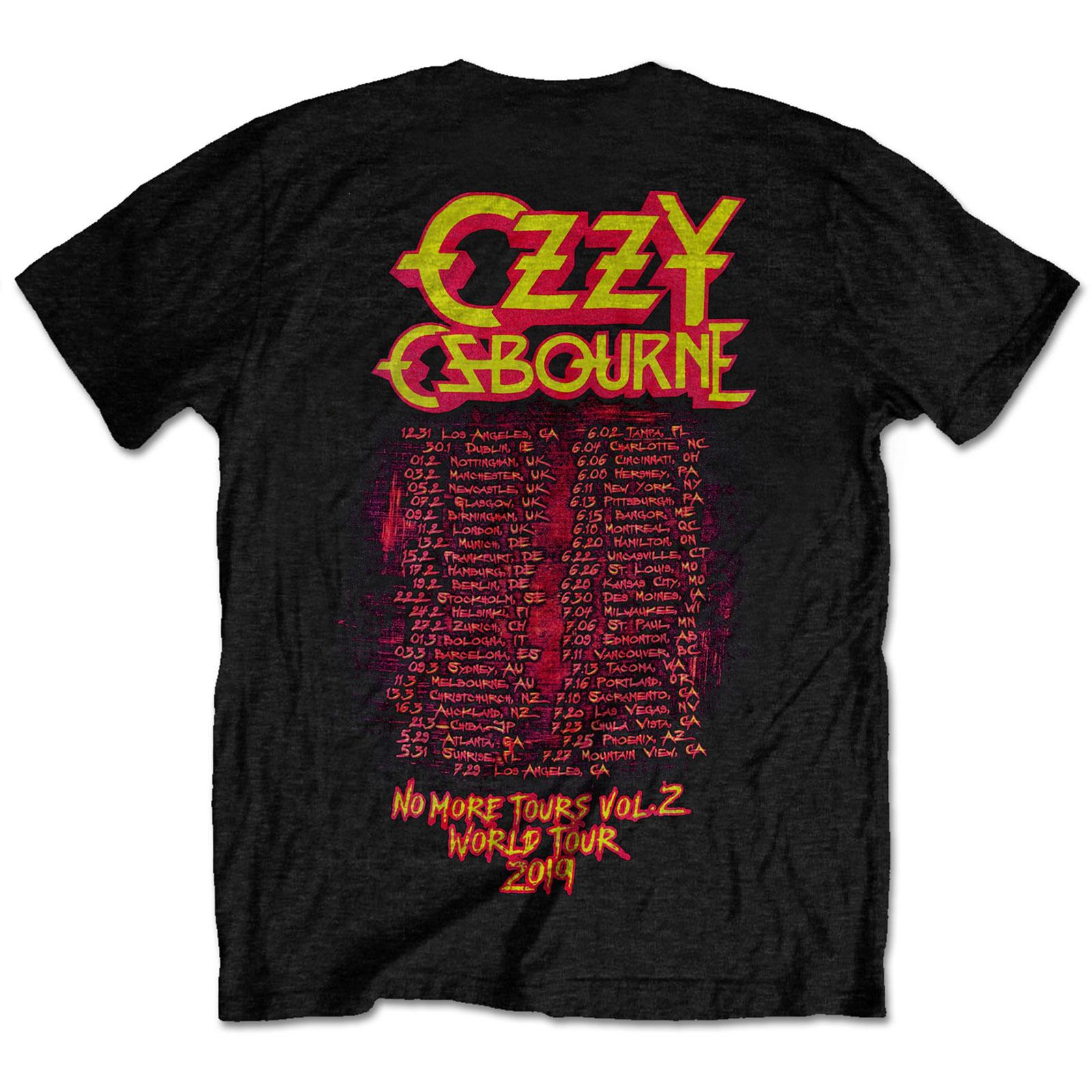 T-shirt Ozzy Ossbourne No More Tours vol 2