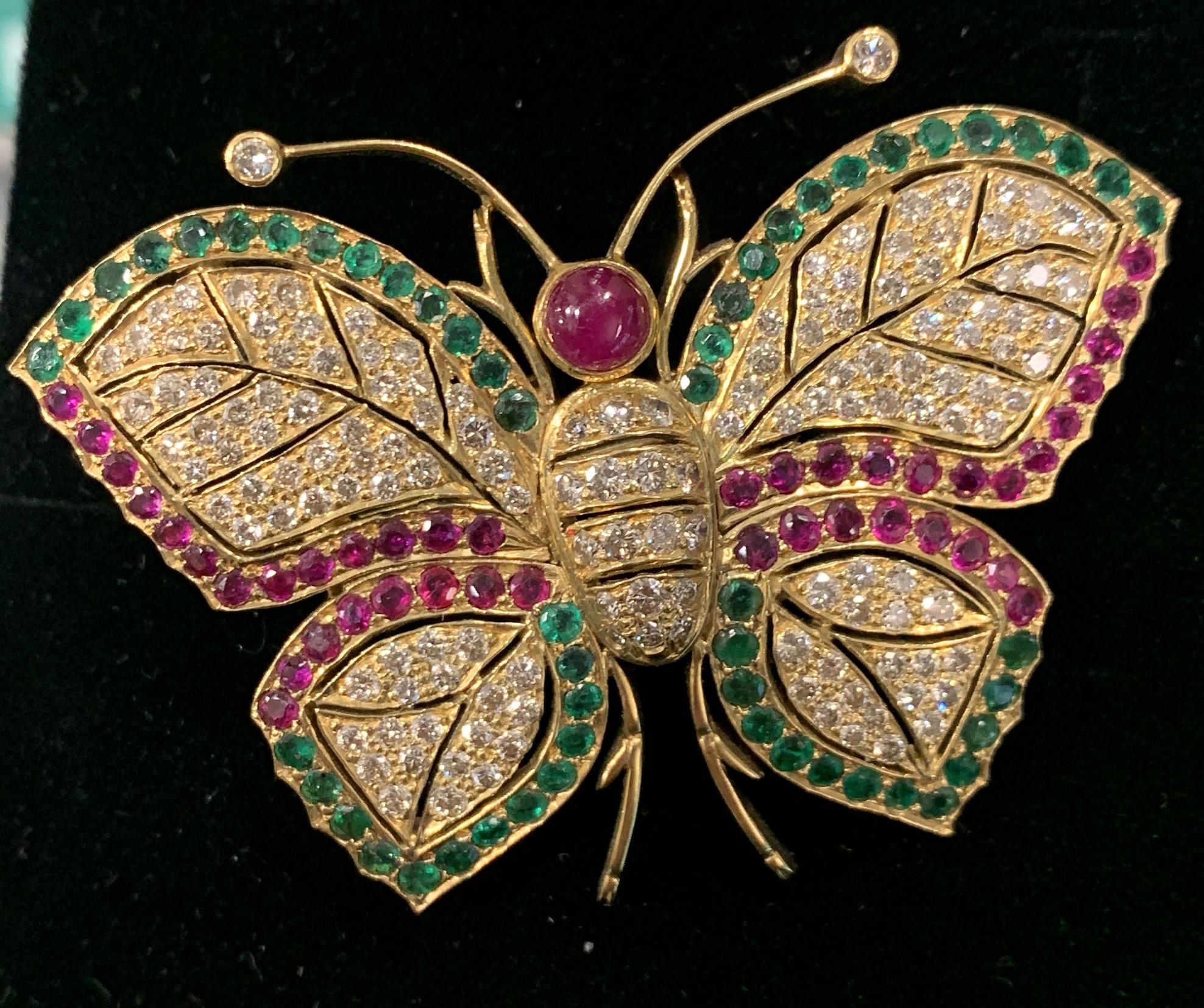 Vintage, spilla realizzata negli anni 70'-80' , rappresentazione di ina farfalla