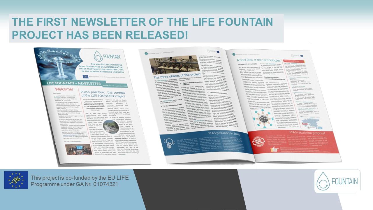 NEWSLETTER NR. 1 OF THE LIFE FOUNTAIN PROJECT