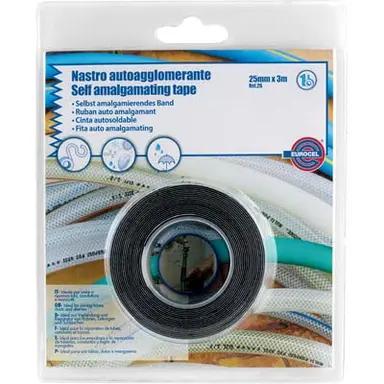 NASTRO AUTOAGGLOMERANTE EUROCEL NERO MM 25 ML 3,0 SP MM 0,75