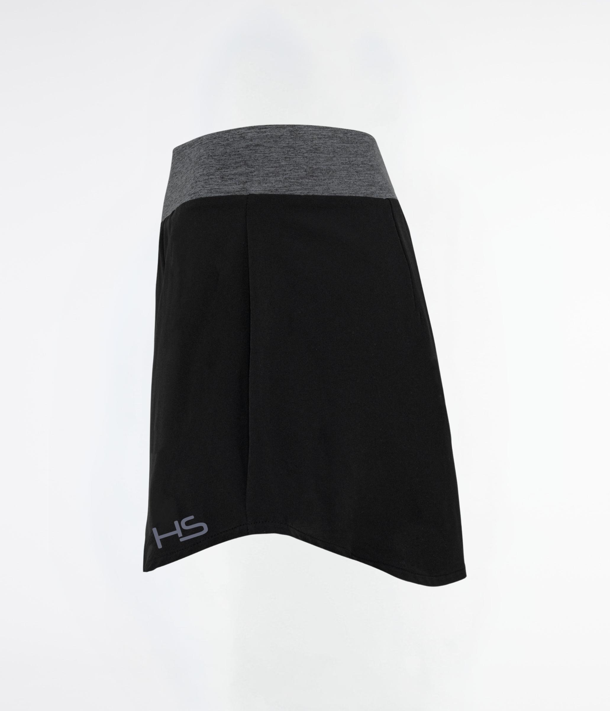 Gonna con shorts tennis/padel black/grey