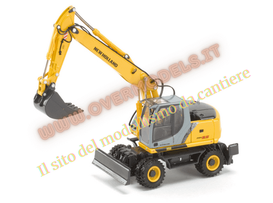 modellismo-modellino-escavatore-gommato-NEW-HOLLAND