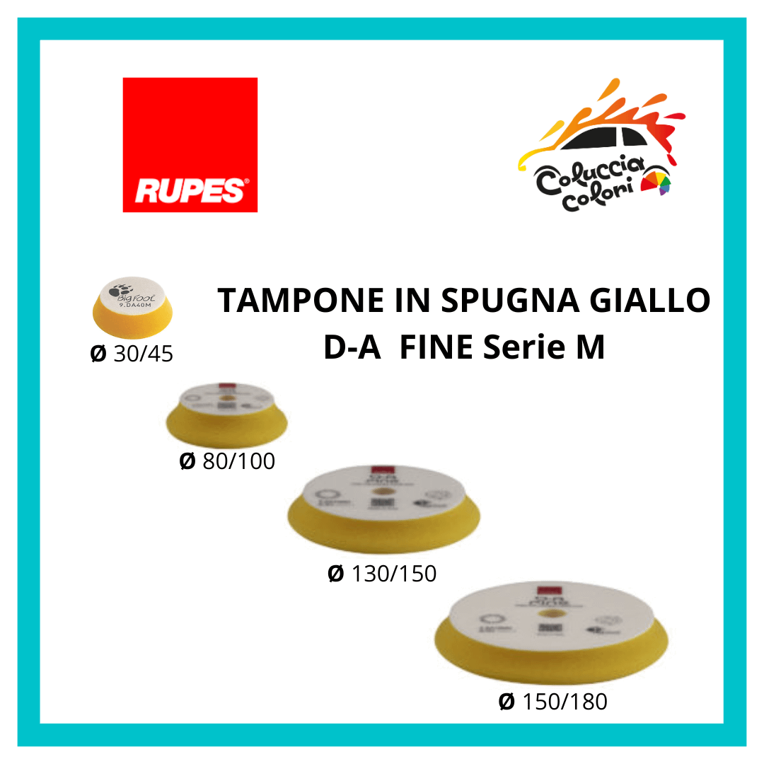 Tampone Rupes D-A FINE Serie M