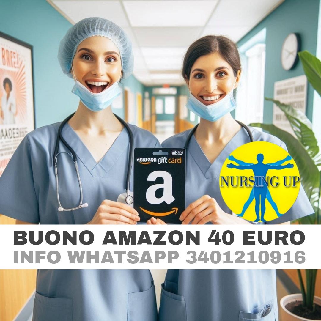 ESCLUSIVO! Buono Amazon da 40€ con l'iscrizione a Nursing Up!