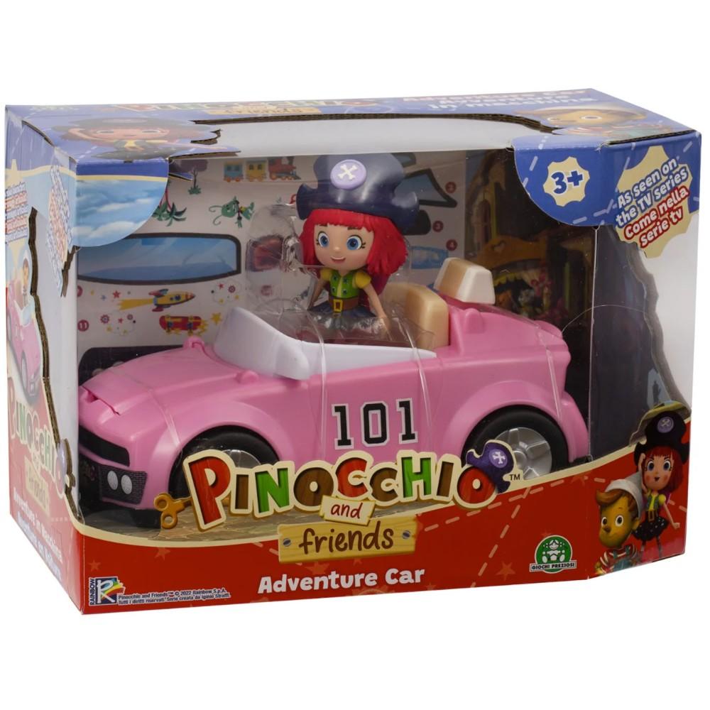Auto Gioco Macchina Pinocchio avventure auto rosa