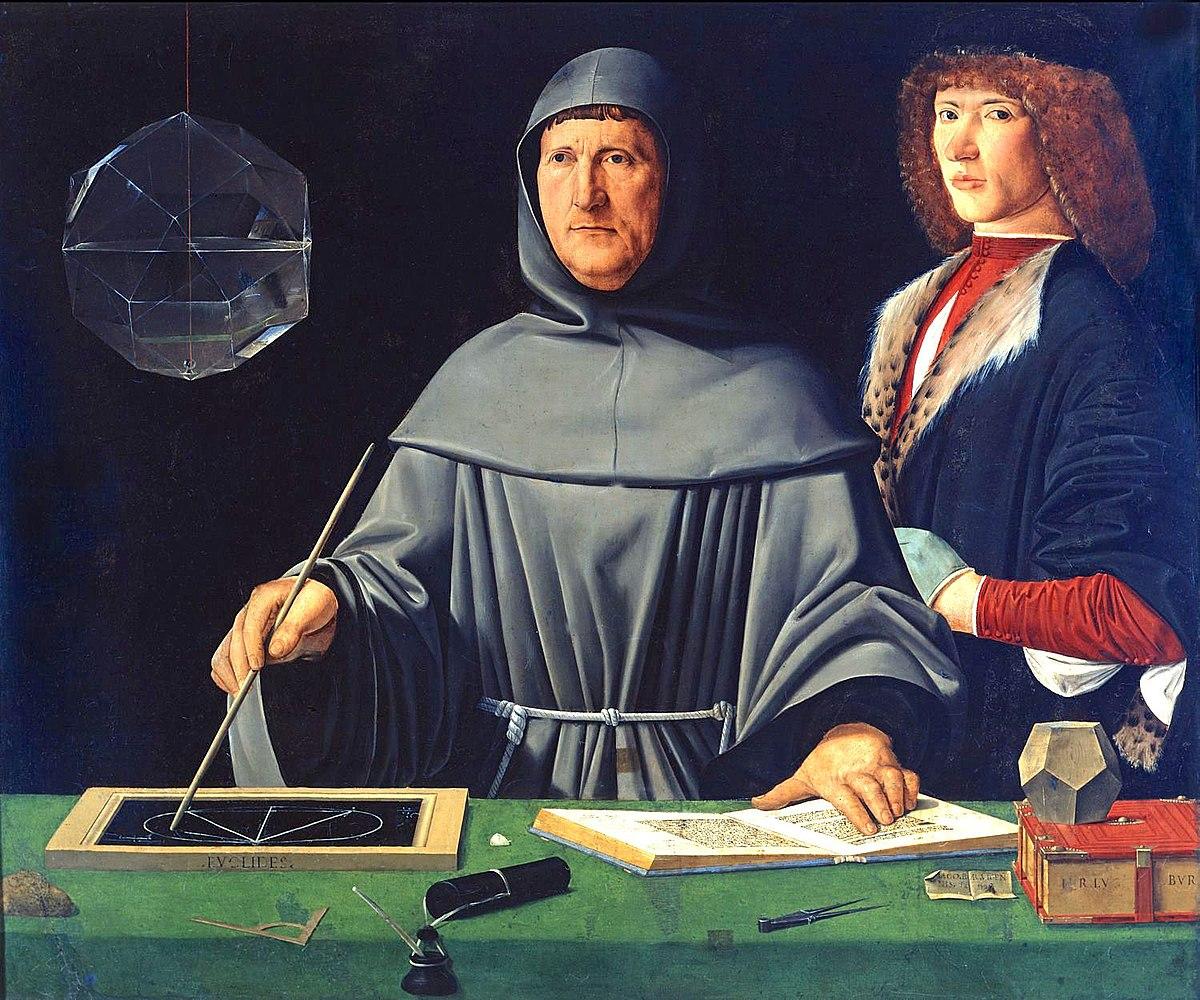 Jacopo de Barbari "Retrato de Luca Pacioli", 1500