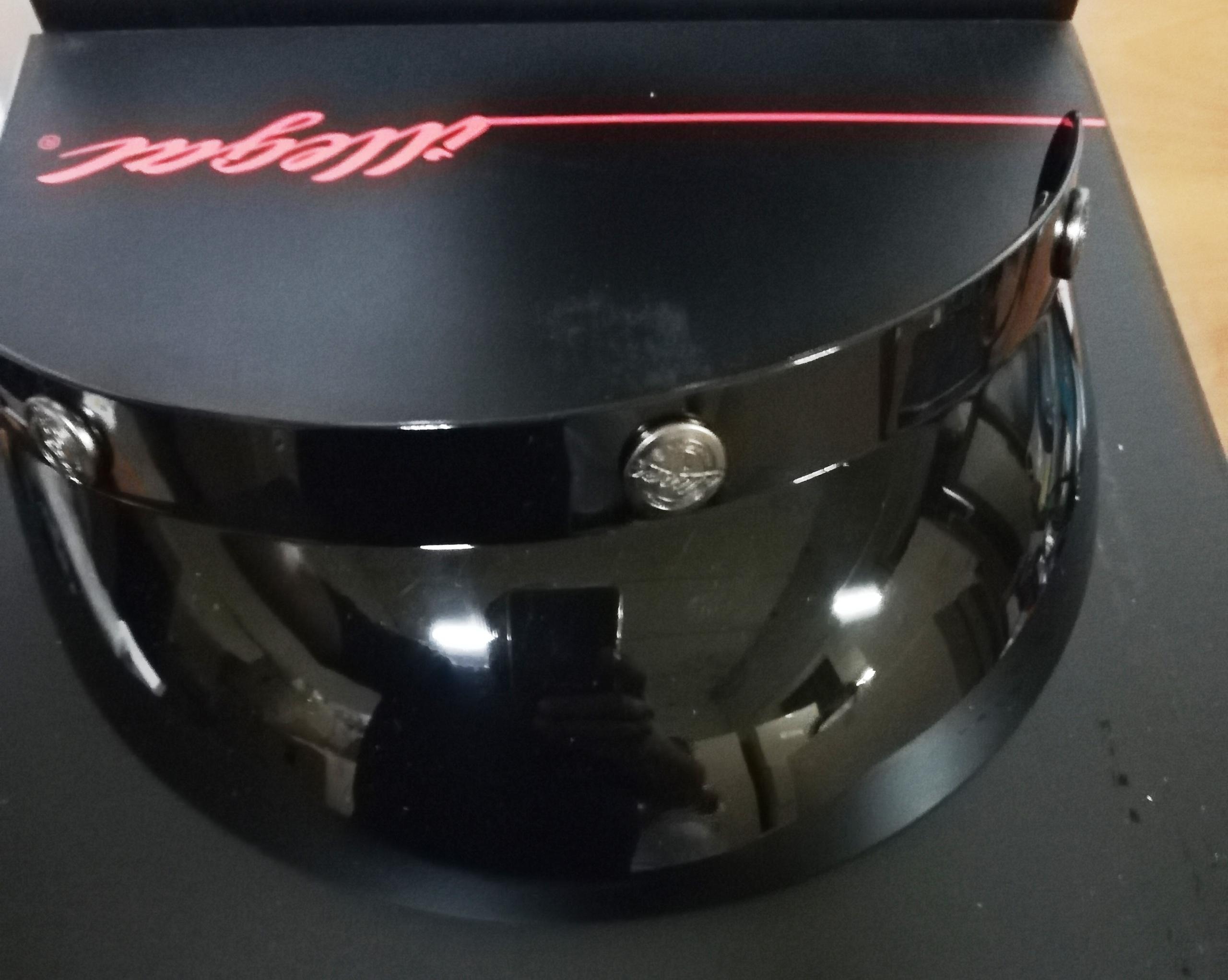 CASCO JET CALIMERO ULTRA MATT BLACK OMOLOGATO