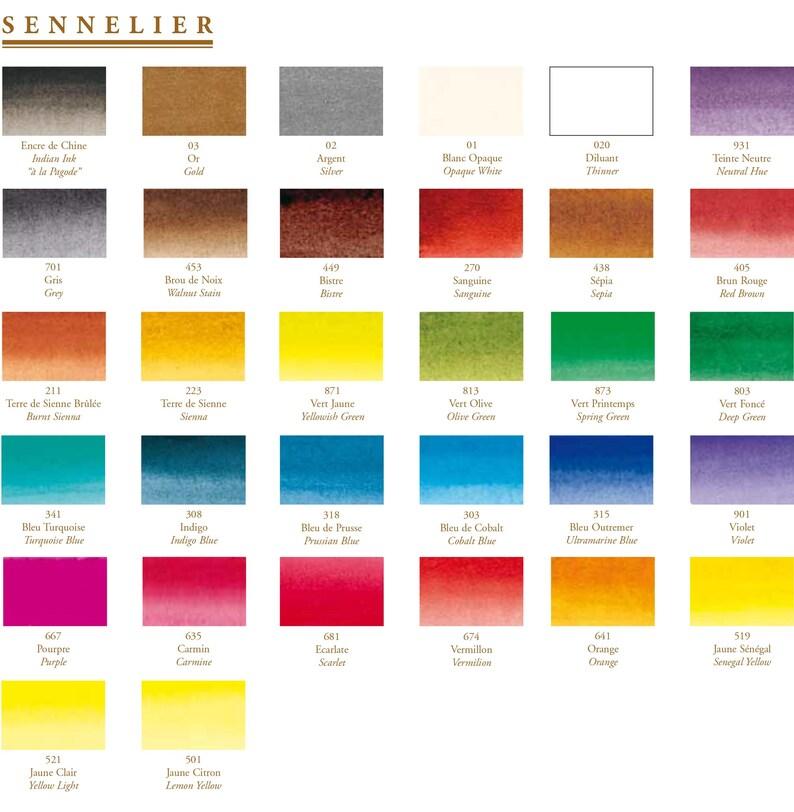 SENNELIER - Inchiostri colorati da 30 ml