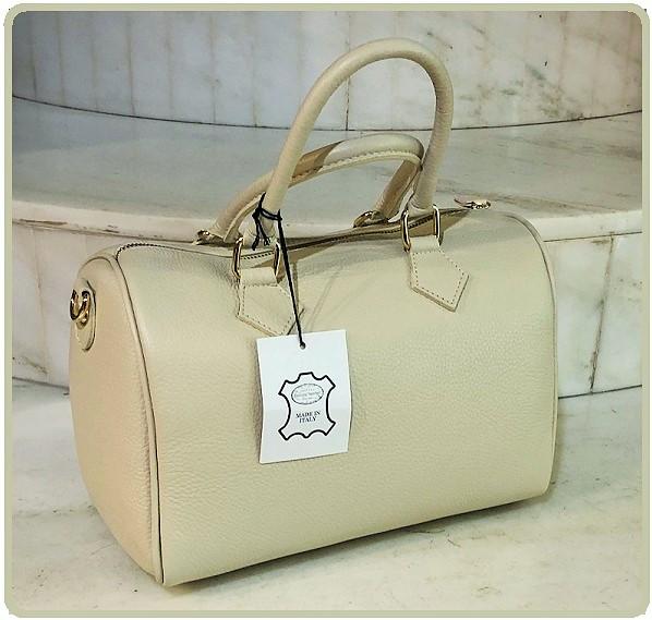 BORSA  IN PELLE MODELLO BAULETTO