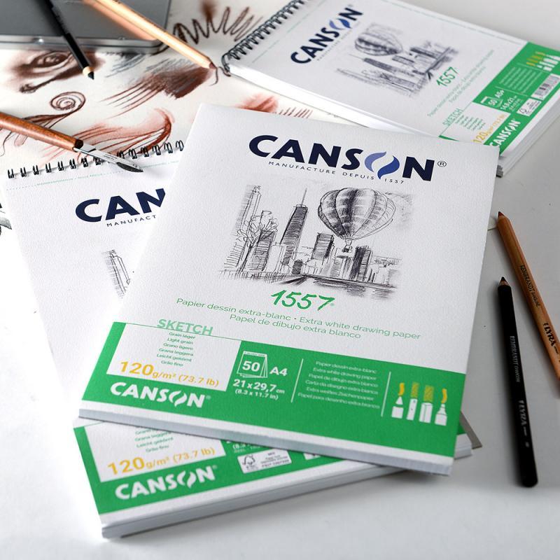 Canson - Sketch 1557 - Blocco carta da schizzo