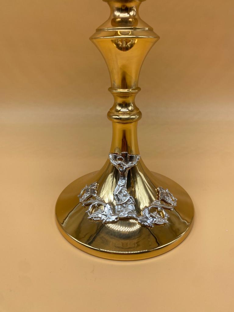 OSTENSORIO ORO-ARGENTO CM 50